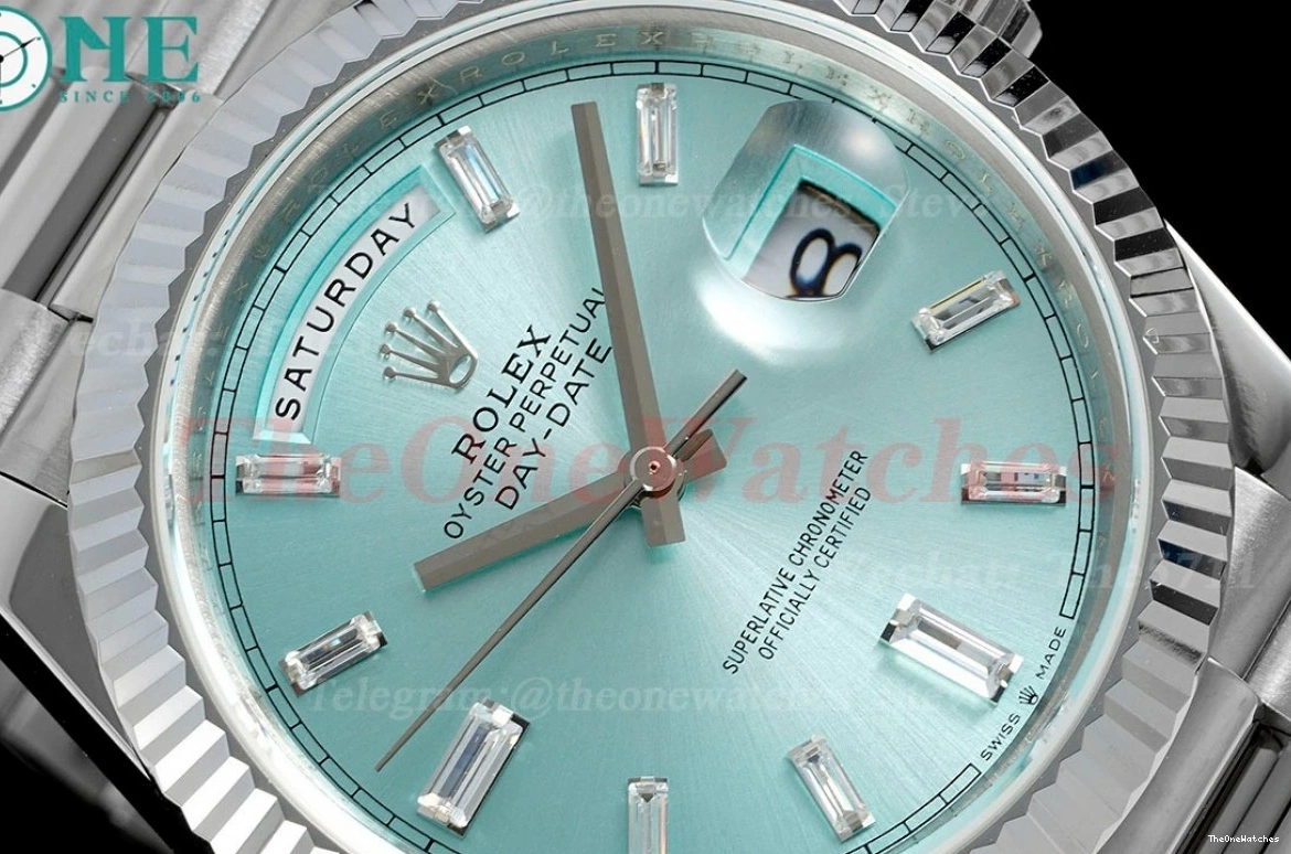 VR3255 Blue 228236 V4 SS (Gain Ice Dia 40mm SS Weight) DayDate JDF 0501